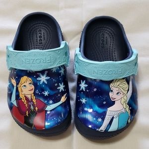 Disney Frozen Toddler Crocs size 7